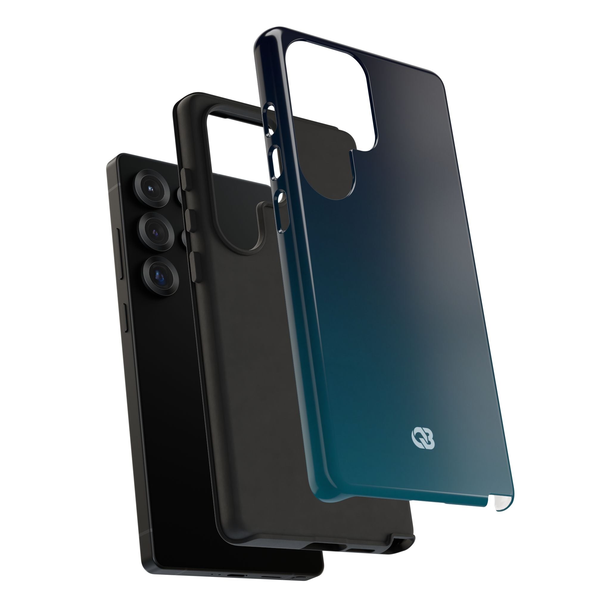 Teal Tough Phone Case for Samsung - Abyss Teal Haze