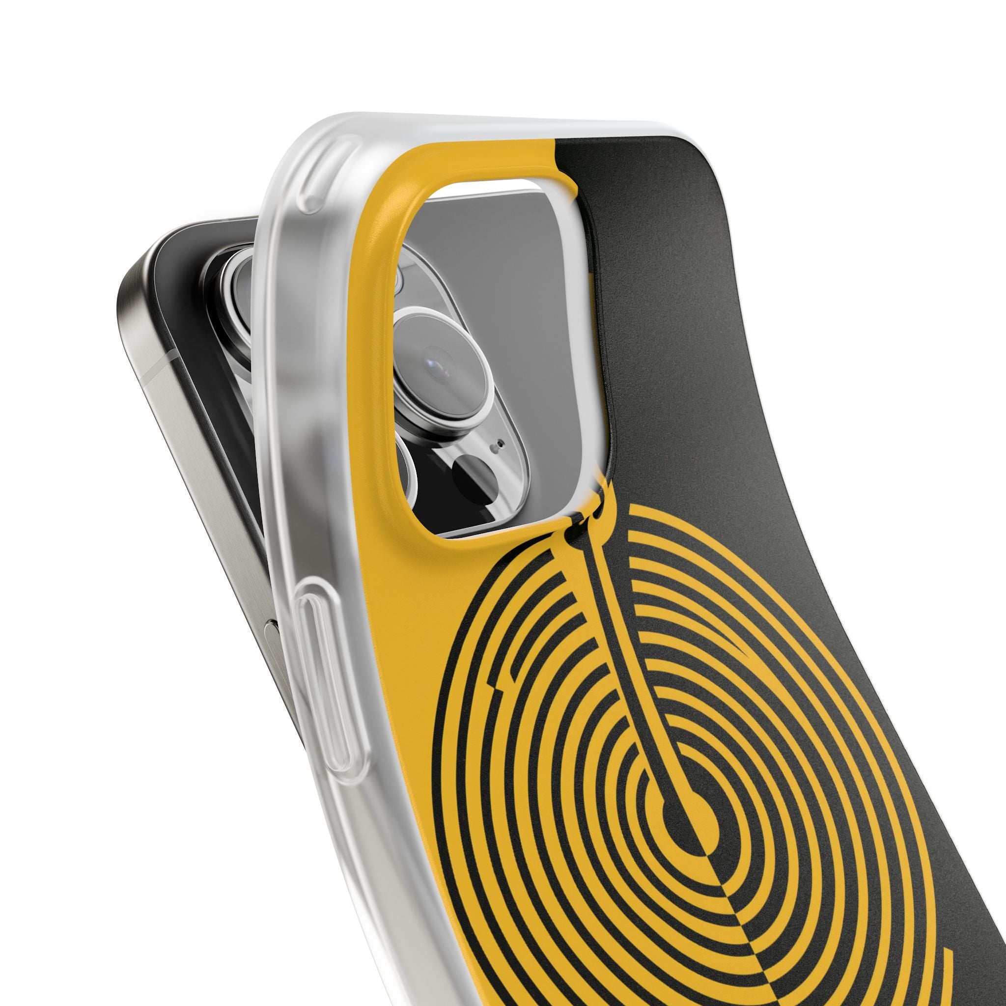 Yellow Lite Phone Case for iPhone - Voltage Sector Pulse