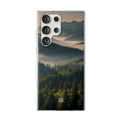 Foggy Mountain Ridge · Soft Phone Case for Samsung