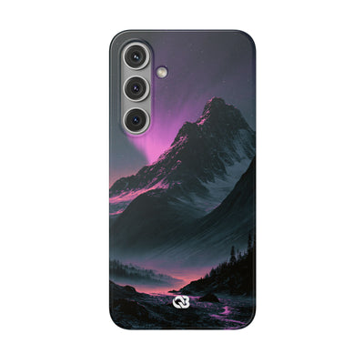 Arctic Aurora Summit · Lite Phone Case for Samsung · Black