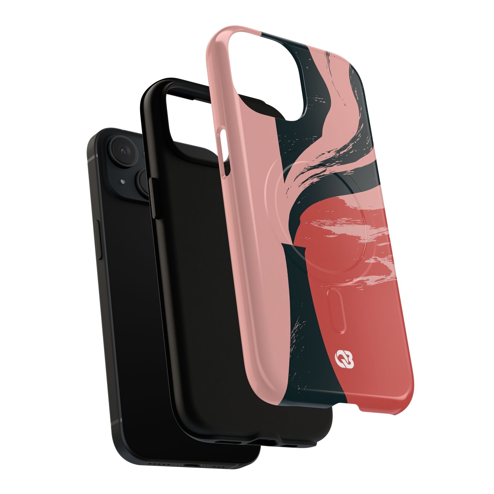 Pink Tough 2.0 Magsafe Phone Case for iPhone - Cinder Rose Plume
