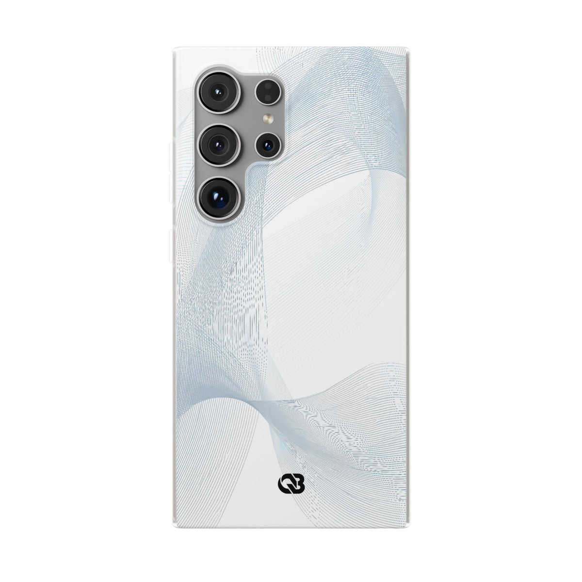 Glacial Contour Waves · Lite Phone Case for Samsung · White