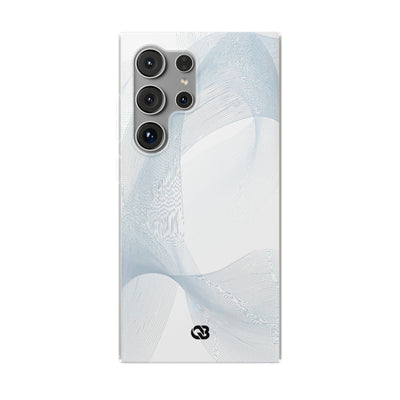 Glacial Contour Waves · Lite Phone Case for Samsung · White
