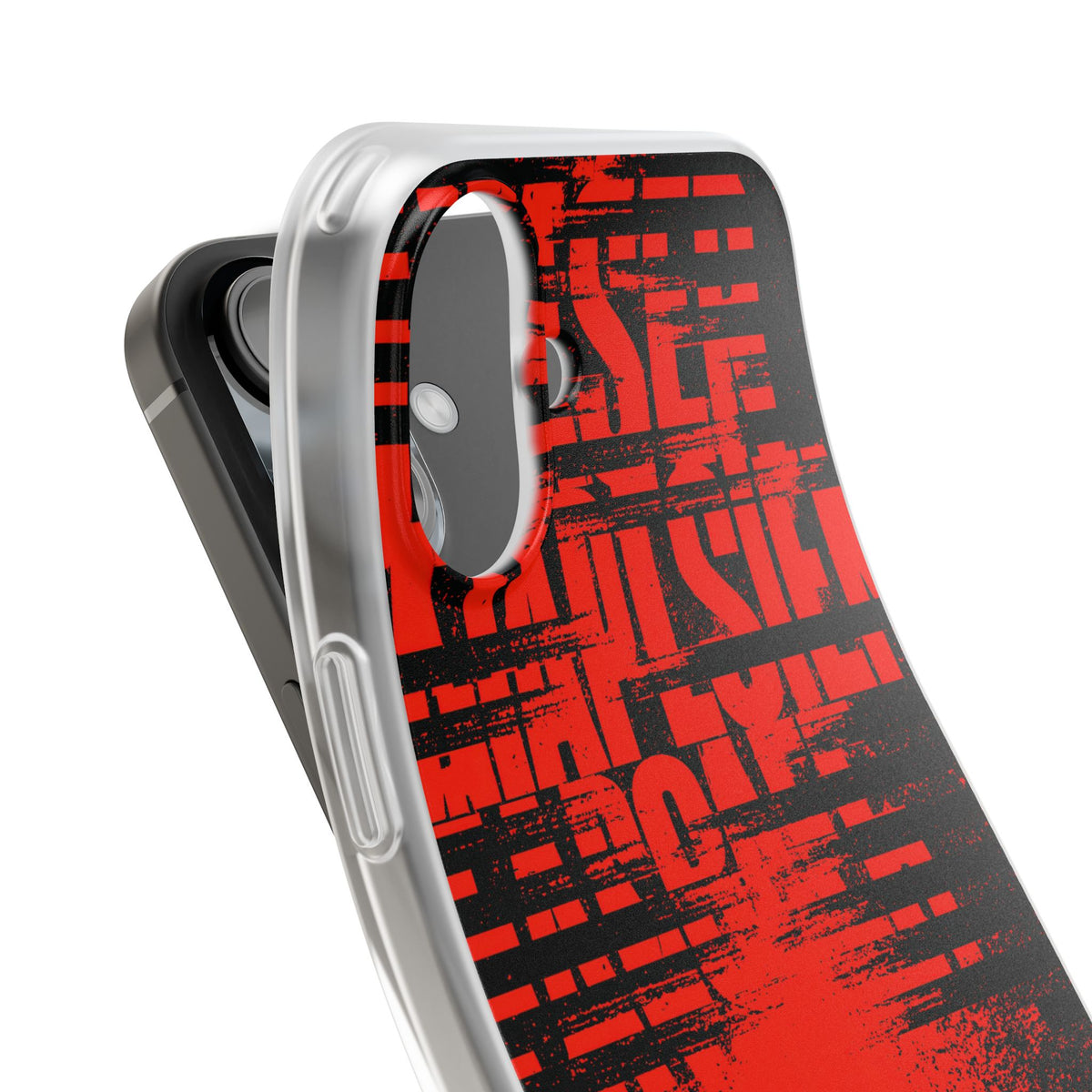 Crimson Redaction · Lite Phone Case for iPhone ·  Black