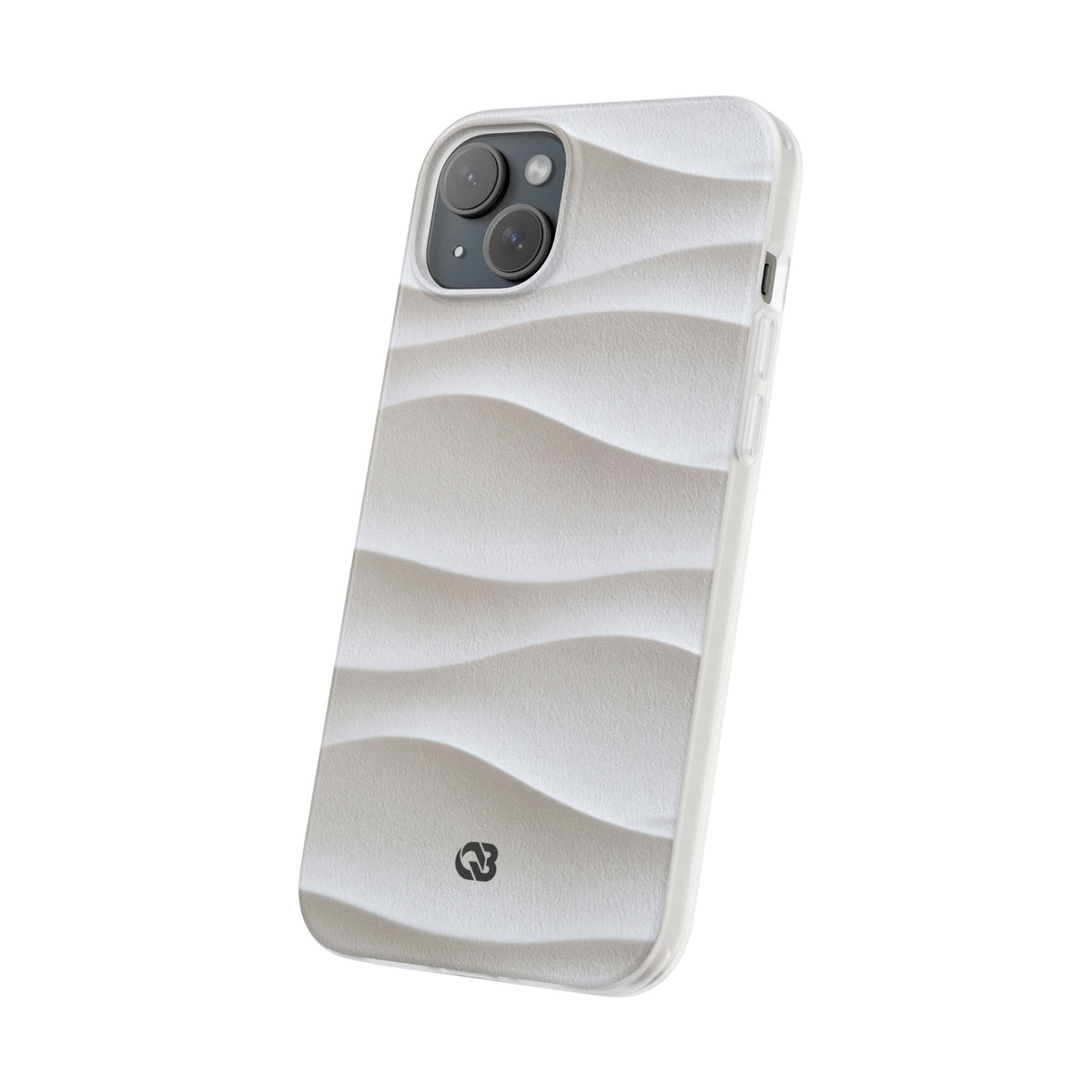 Sculpted Dune Relief · Lite Phone Case for iPhone ·  White
