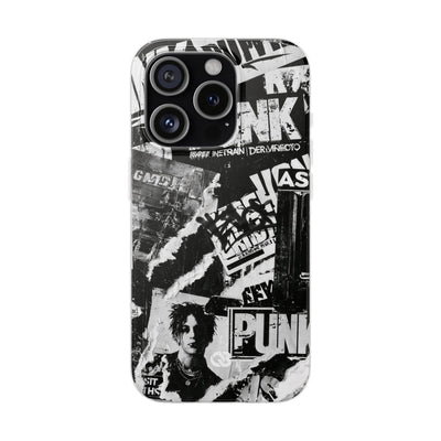 Underground Punk Collage · Lite Phone Case for iPhone ·  Black