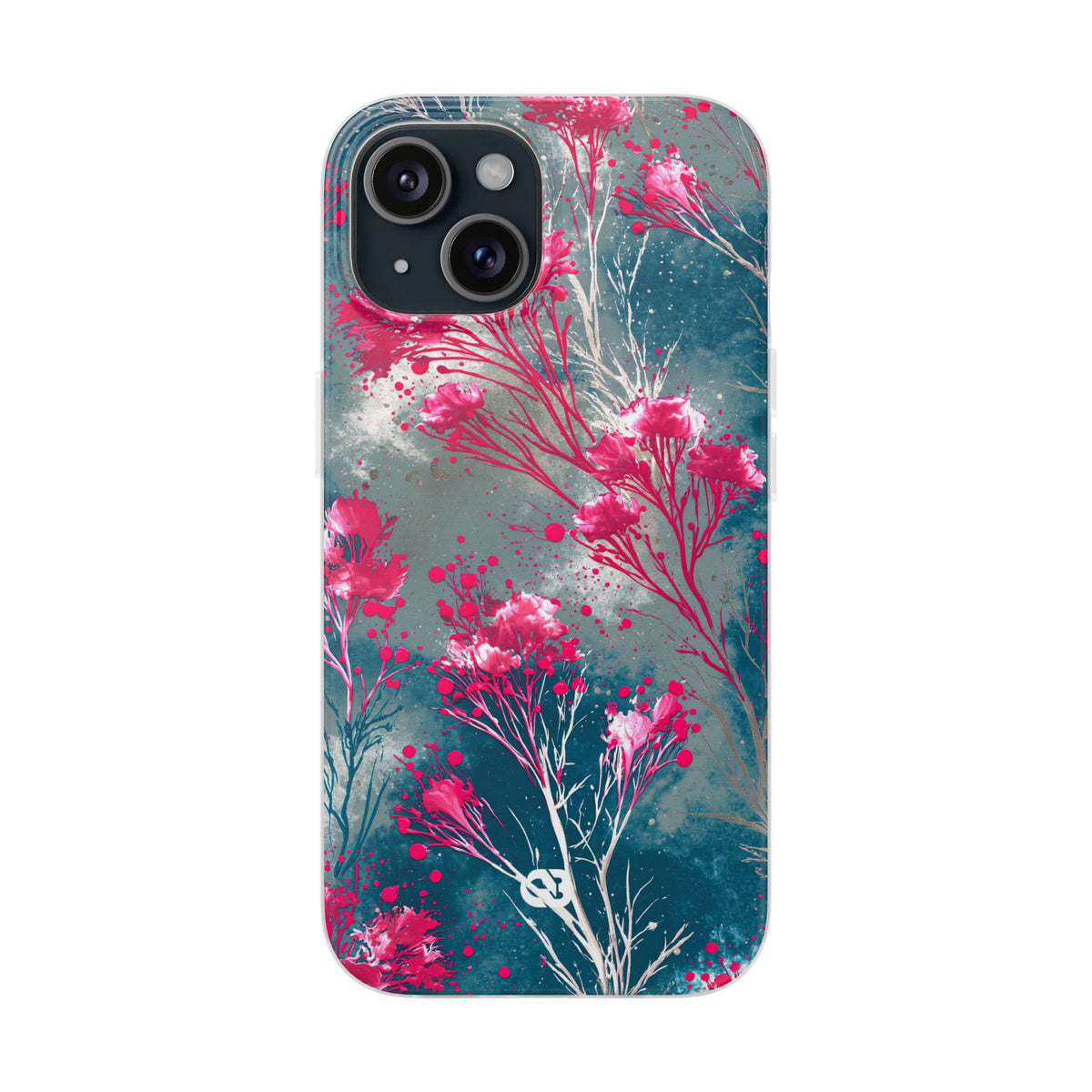 Cyber Blossom · Lite Phone Case for iPhone ·  Teal