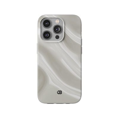 Liquid Enamel Fold · Lite Phone Case for iPhone ·  White