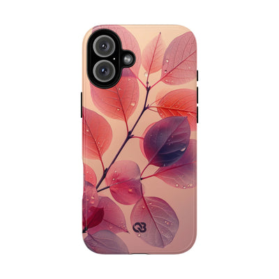 Dewy Magenta Foliage · Tough Phone Case for iPhone
