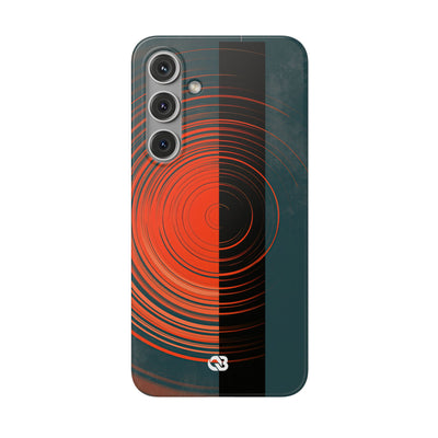 Teal Lite Phone Case for Samsung - Burnt Slate Radial