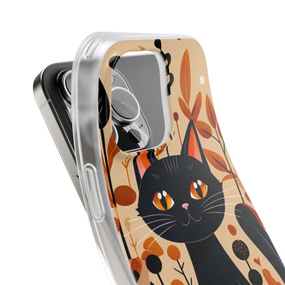 Schwarze Katze Glow iPhone 16 Pro Max Case - Soft