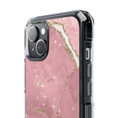 Rose Sparkle Marble · Impact Coque de téléphone pour iPhone · Magsafe
