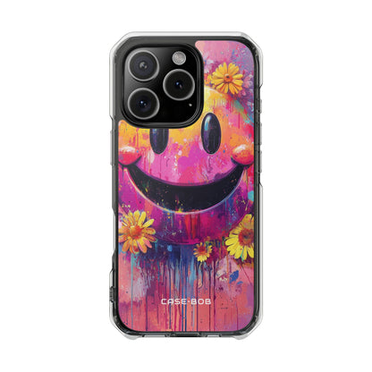 Smiley Bloom iPhone 16 Pro Case - Impact