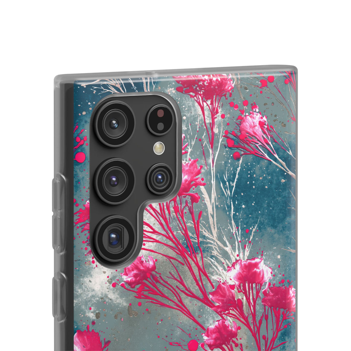 Cyber Blossom · Lite Phone Case for Samsung · Teal