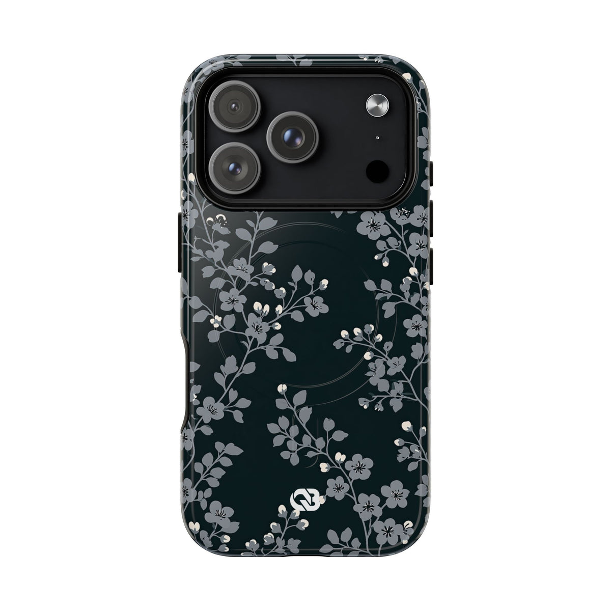 Nocturne Blossom Branch · Tough 2.0 Magnetic Phone Case for iPhone · Black
