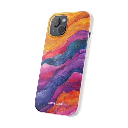 Levendige Flow iPhone 15 Cover - Soft