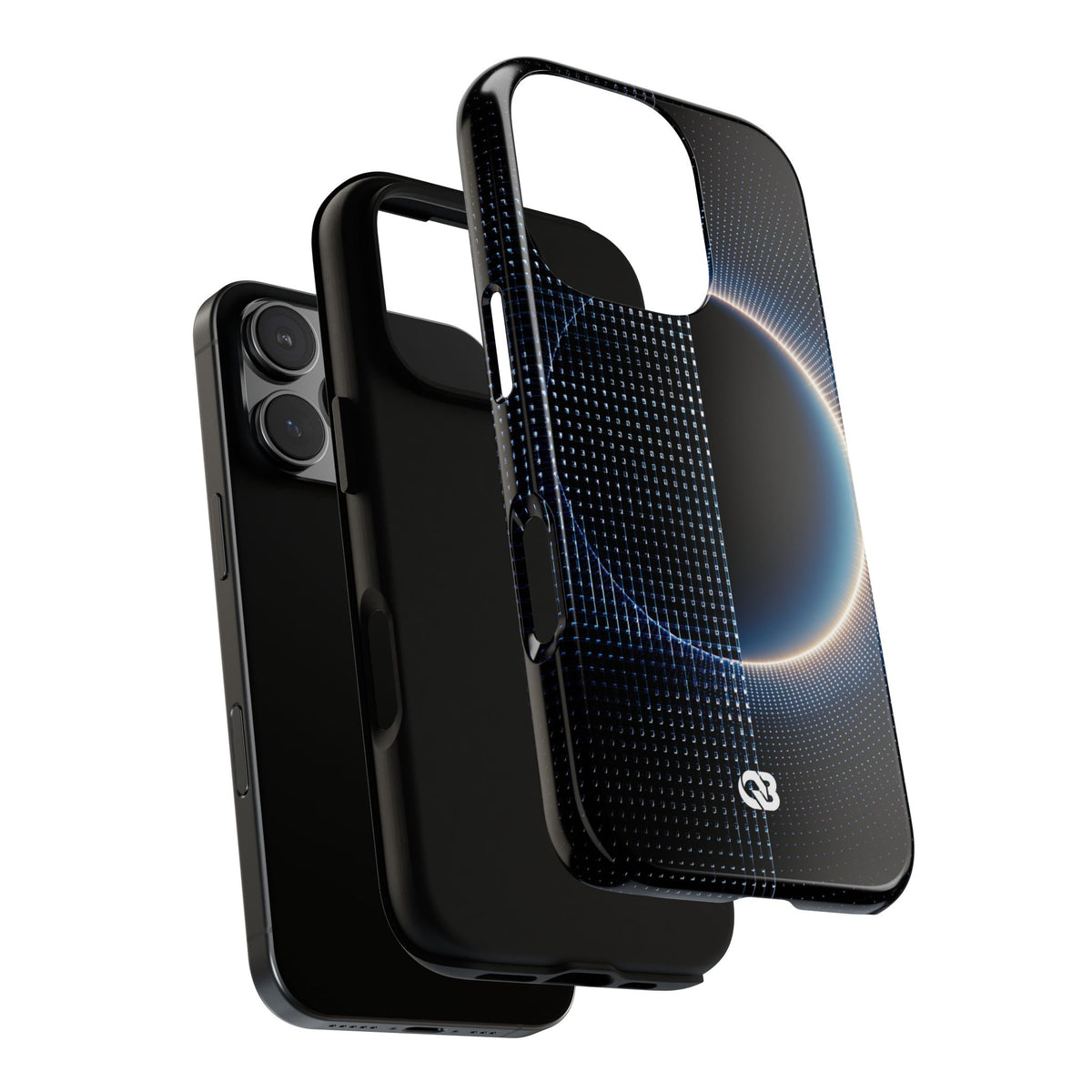 Luminous Meridian · Tough Phone Case for iPhone · Black
