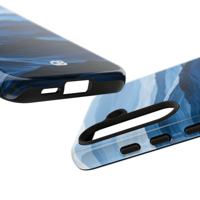 Blue Tough Phone Case for Samsung - Cobalt Ridge Tides