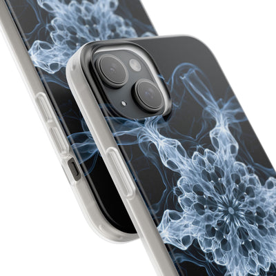 Blue Lite Phone Case for iPhone - Glacial Smoke Crown