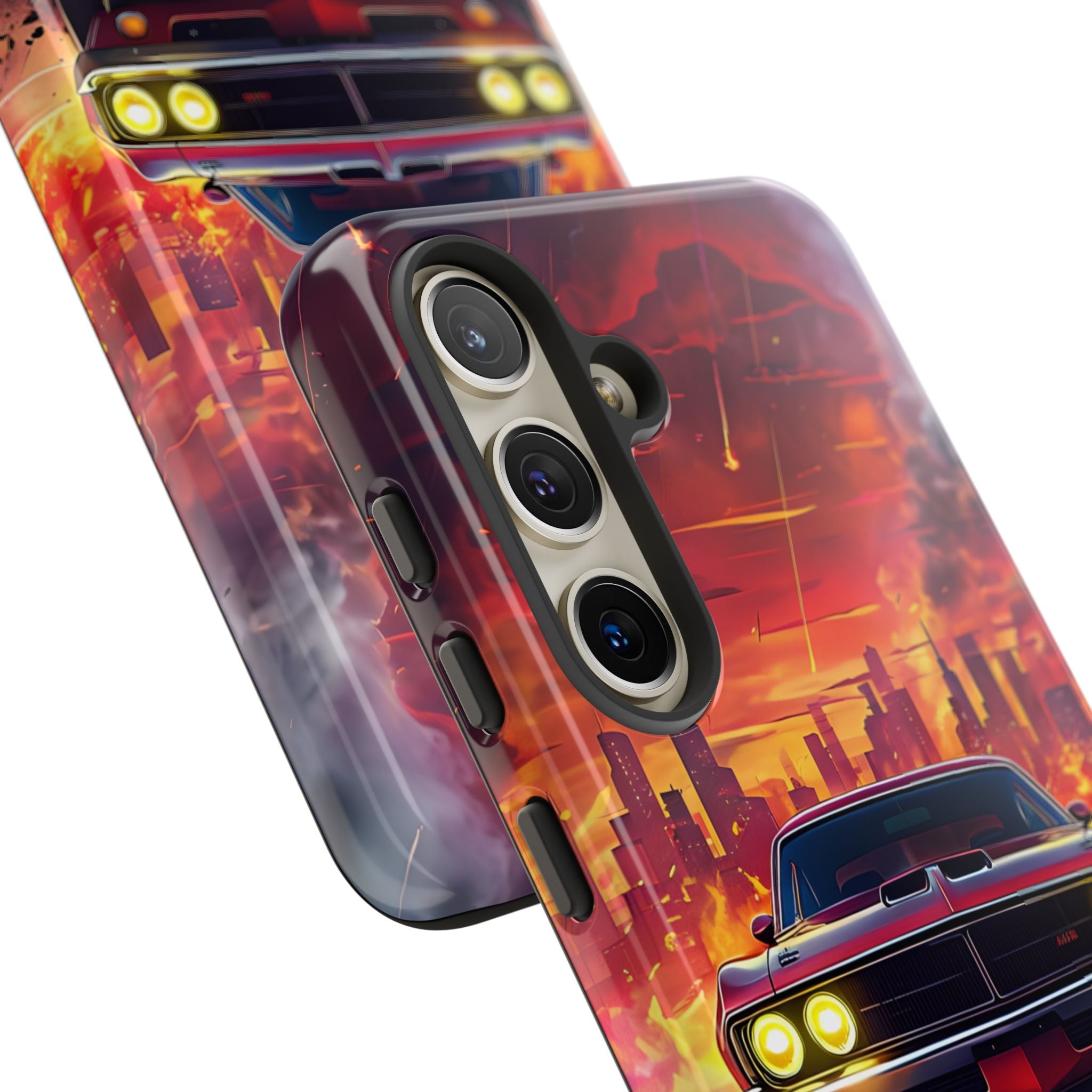 Inferno City Run · Tough Coque de téléphone pour Samsung