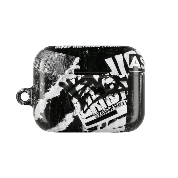 Underground Punk Collage · Hard Case for AirPods & AirPods Pro · Black