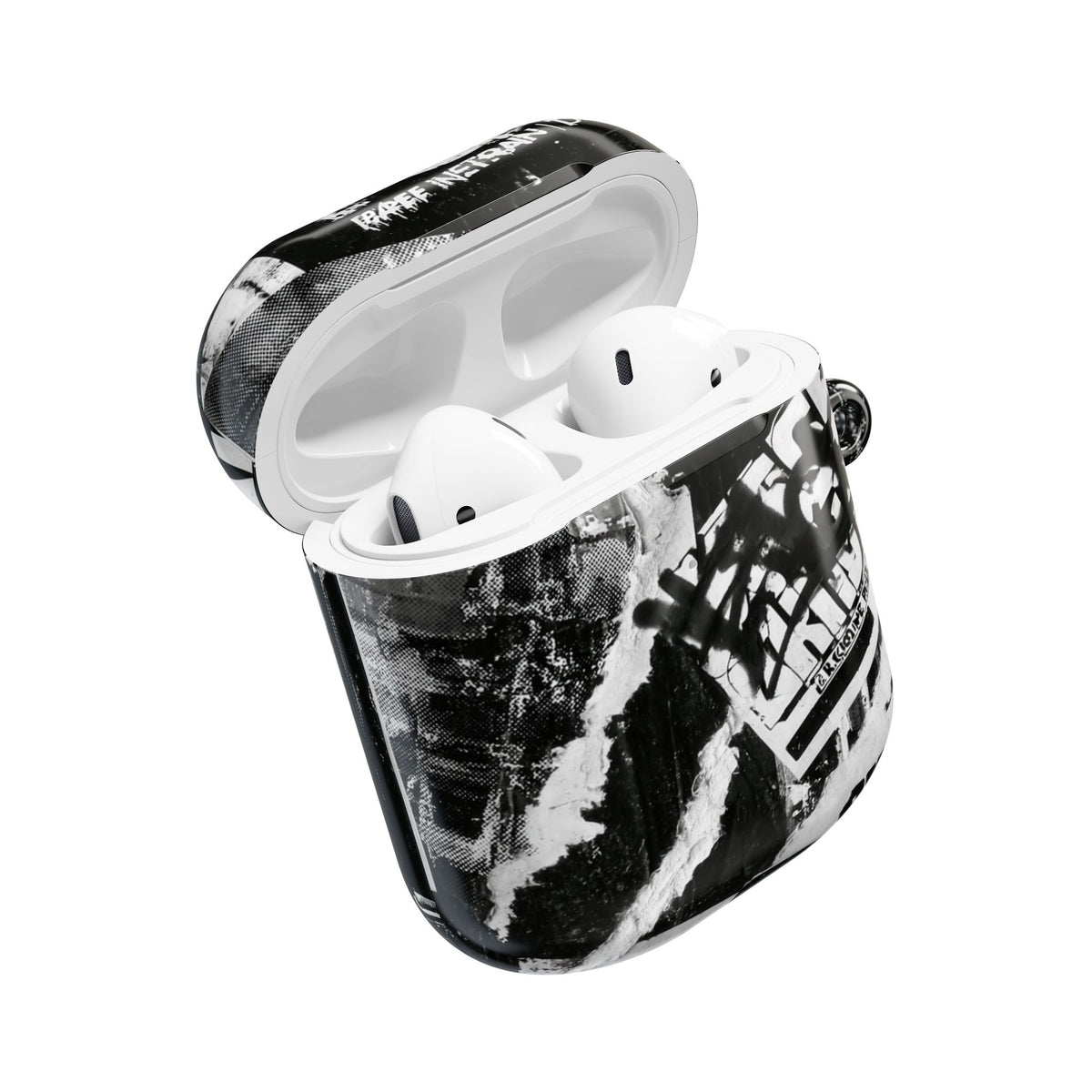 Underground Punk Collage · Hard Case for AirPods & AirPods Pro · Black