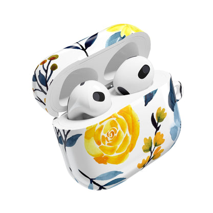 Yellow Blue Blossoms - AirPods Cover