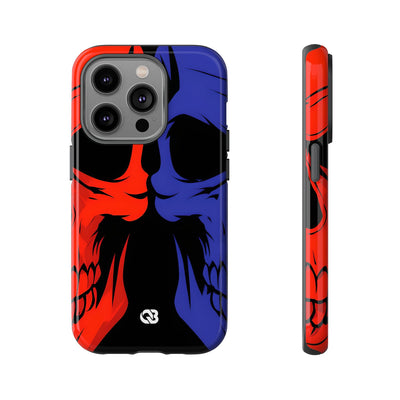 Crimson Cobalt Skulls · Tough Phone Case for iPhone