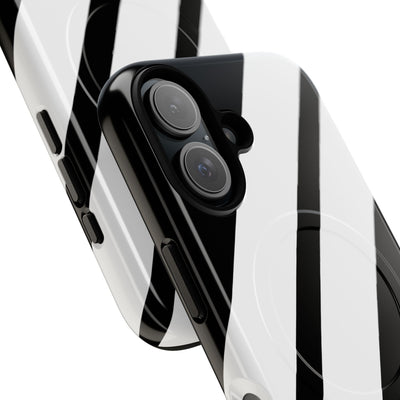 Obsidian White Bars · Tough+ Phone Case for iPhone · Magsafe