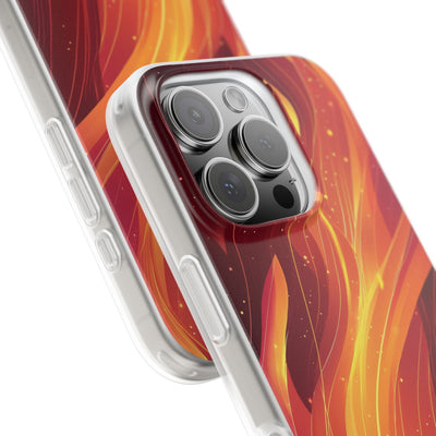 Flaming Flow iPhone 16 Pro Case - Soft - CASE•BOB