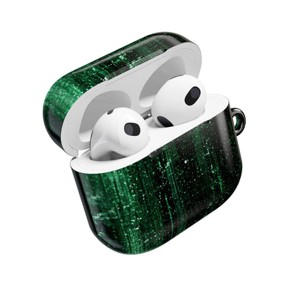 Emerald Void · Hard Case for AirPods & AirPods Pro · Green