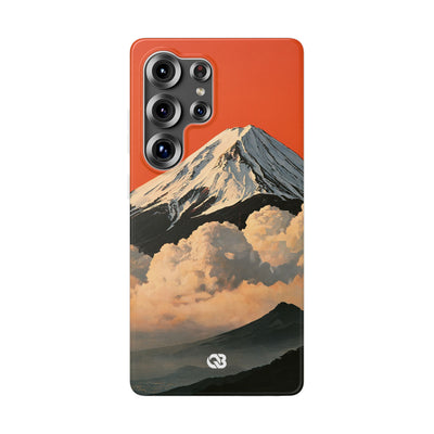 Sacred Peak Fuji · Lite Phone Case for Samsung · Orange