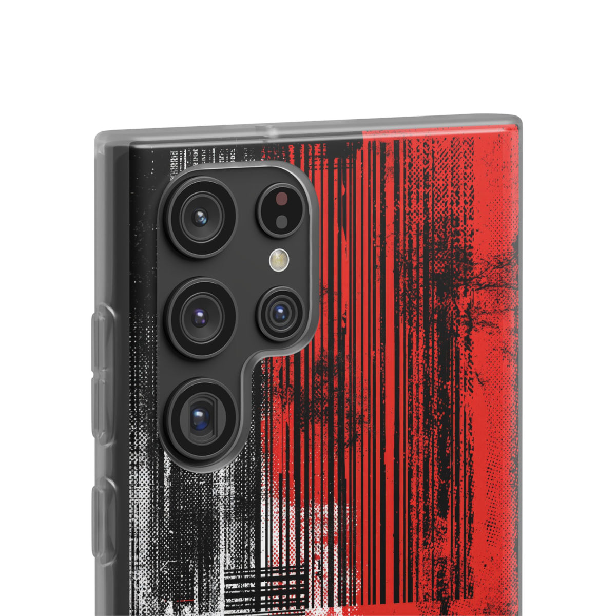 Distorted Barcode · Lite Phone Case for Samsung · Black