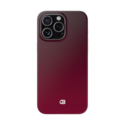 Bordeaux Spectrum · Lite Phone Case for iPhone ·  Red