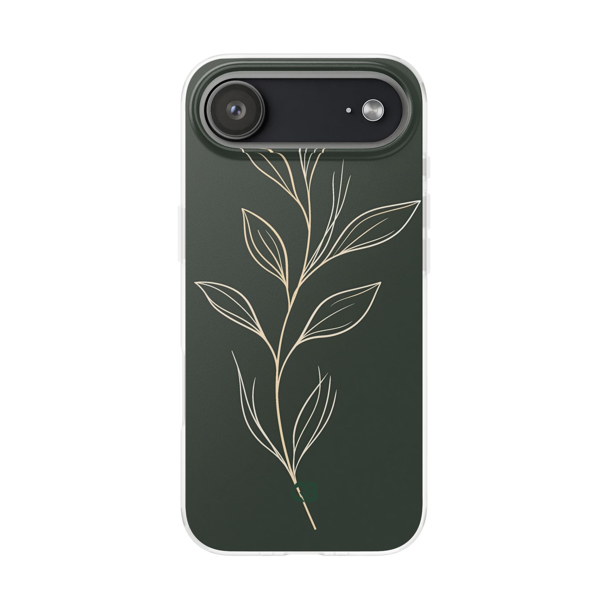 Green Lite Phone Case for iPhone - Deep Moss Willow