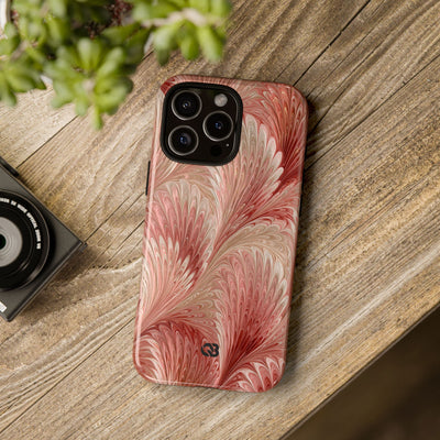 Blush Petal Plume · Tough Phone Case for iPhone · Pink