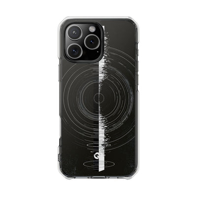 Black Impact MagSafe Phone Case for iPhone - Obsidian Orbital Signal
