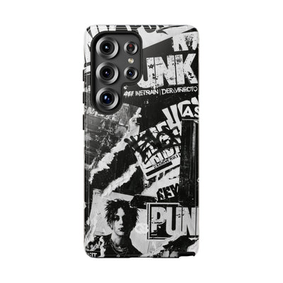 Underground Punk Collage · Tough Phone Case for Samsung · Black