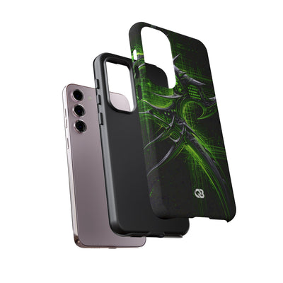Cyber Sigil Grid · Tough Phone Case for Samsung · Green