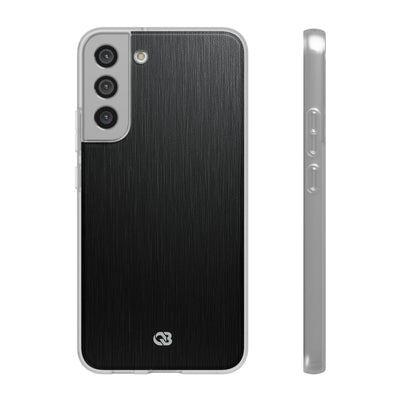 Obsidian Brushed Steel · Lite Phone Case for Samsung · Black