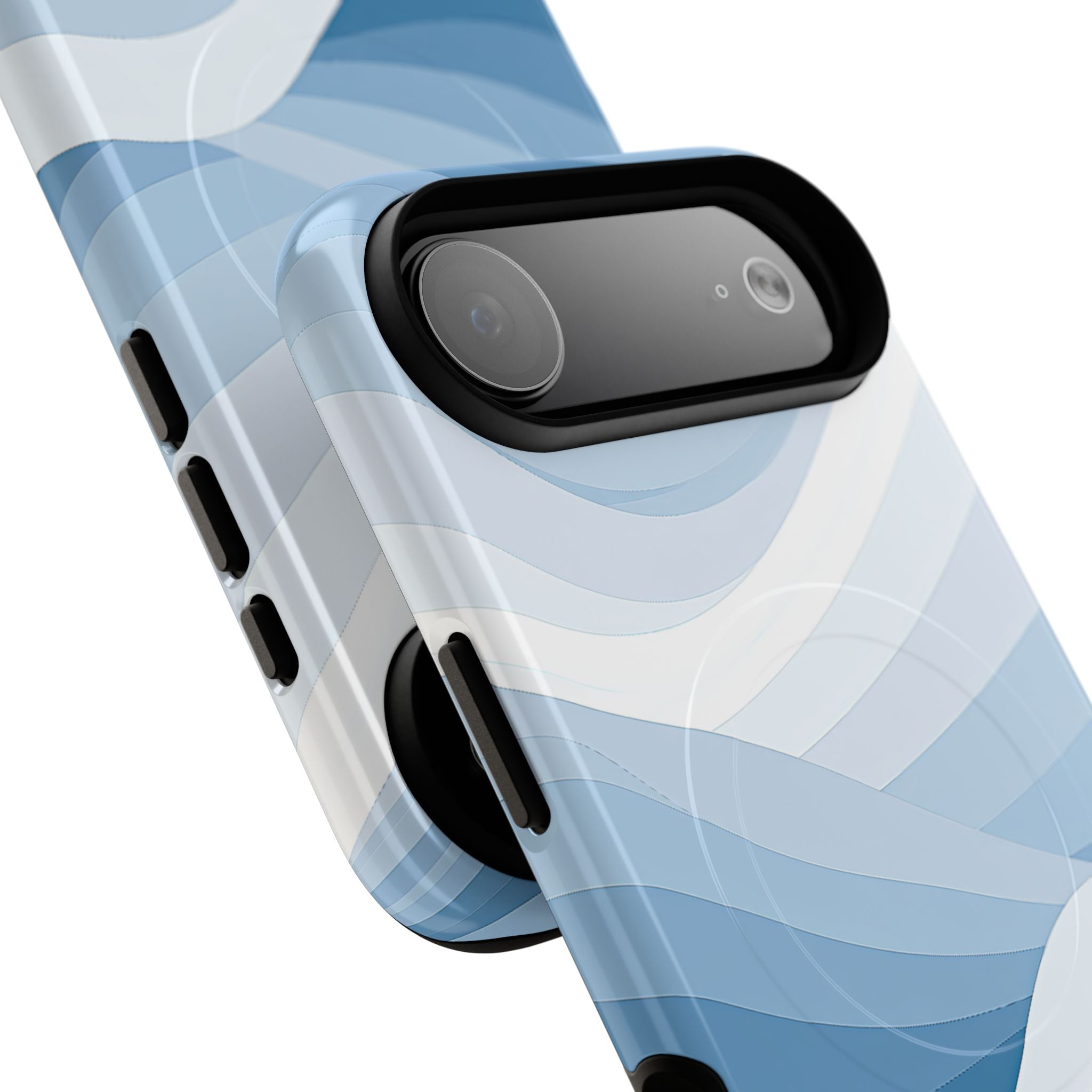 Blue Tough 2.0 Magsafe Phone Case for iPhone - Glacial Indigo Flow