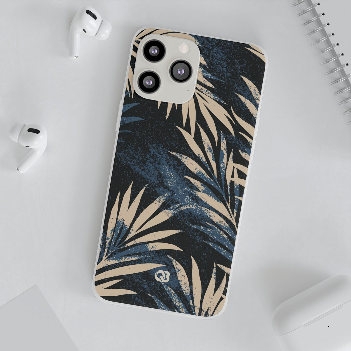 Indigo Palm Horizon · Lite Phone Case for iPhone ·  Blue