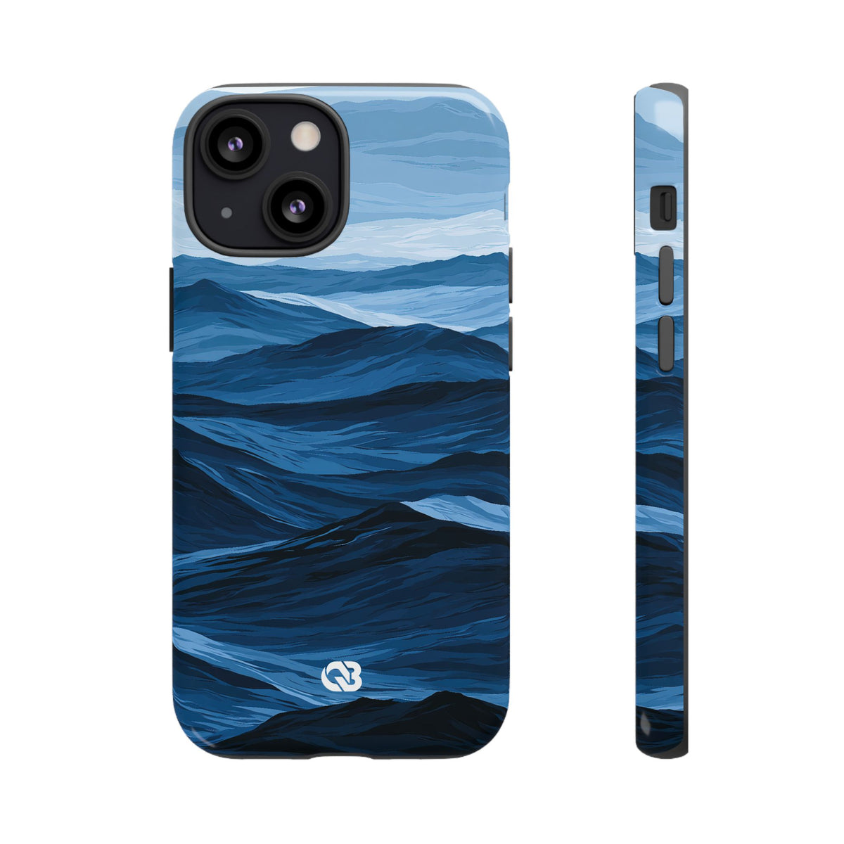 Cerulean Ridges · Tough Phone Case for iPhone · Blue
