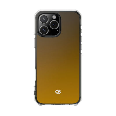 Golden Umber · Clear Impact Magnetic Phone Case for iPhone · Gold