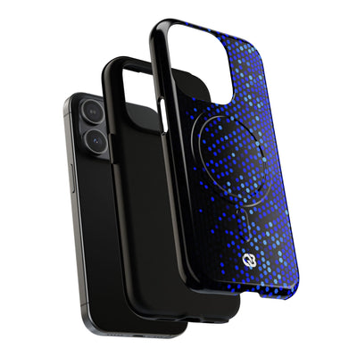 Cobalt Hex Dispersion · Tough 2.0 Magnetic Phone Case for iPhone · Blue