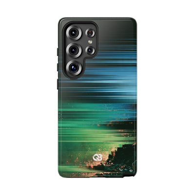 Digital Shoreline Drift · Tough Phone Case for Samsung · Teal