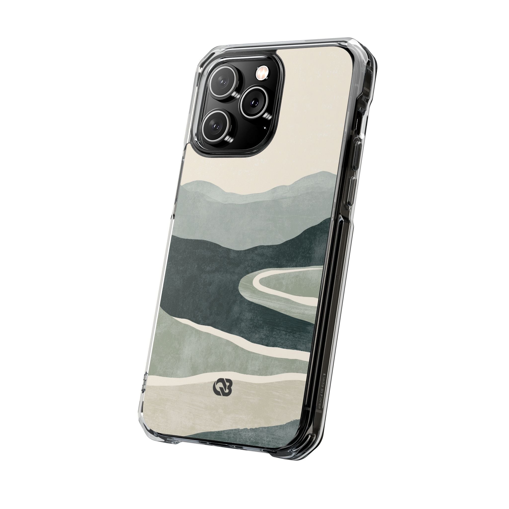 Green Impact MagSafe Phone Case for iPhone - Misty Sage Valley