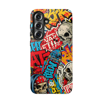Skate Skull Riot · Tough Phone Case for Samsung · Red