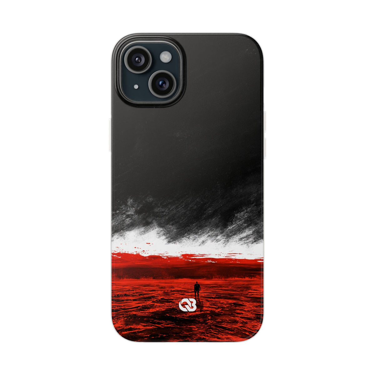 Crimson Horizon · Lite Phone Case for iPhone ·  Black