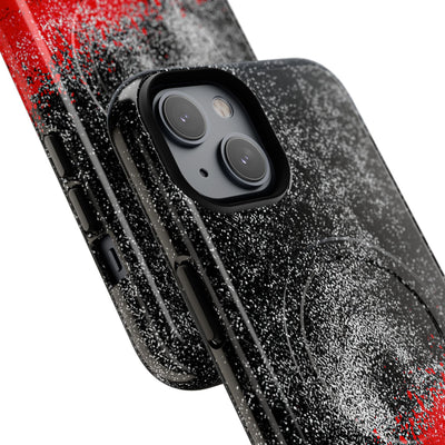 Crimson Noir Drip · Tough 2.0 Magnetic Phone Case for iPhone · Black